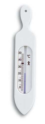 TFA Badthermometer bootvorm - kunststof - Wit